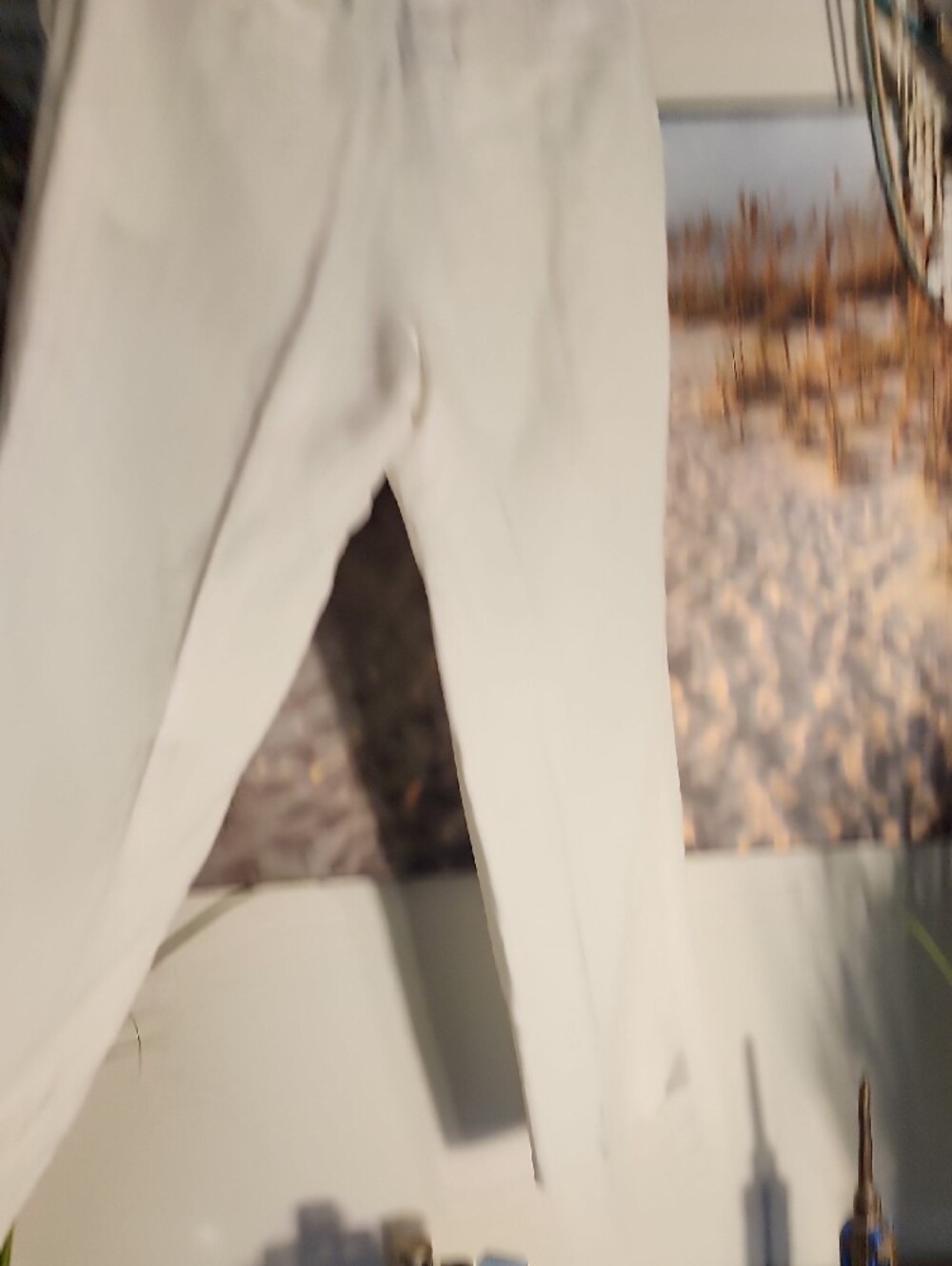 Cubavera White Linen Blend Chinos - Picture 10 of 11